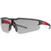 Milwaukee Gray Indoor/Outdoor Fog-Free Anti-Scratch Safety Glasses 48-73-2108