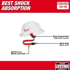 Milwaukee Hard Hat Lanyard with Clip 48-22-8800