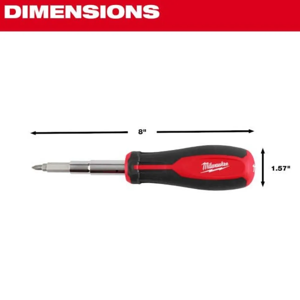 Milwaukee 11-in-1 Magnetic Multi-Bit Screwdriver 48-22-2914