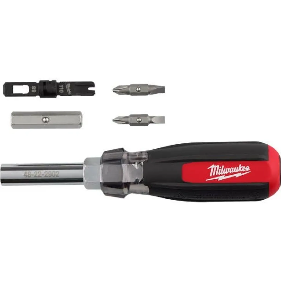 Milwaukee 9-in-1 Punchdown Multi-Bit Screwdriver 48-22-2902