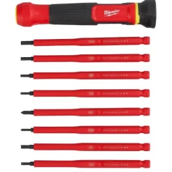 Milwaukee 8-in-1 1000V Insulated Precision Multi-Bit Screwdriver 48-22-2217