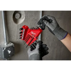 Milwaukee 9-Key Ball End L-Key Set - Metric 48-22-2186