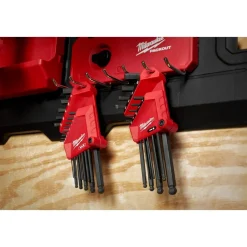 Milwaukee 9-Key Ball End L-Key Set - Metric 48-22-2186