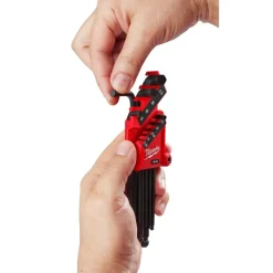 Milwaukee 9-Key Ball End L-Key Set - Metric 48-22-2186