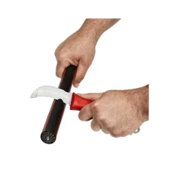 Milwaukee Lineman's Blunt Tip Hawkbill Knife w/ STICKWORK 31 Ring 48-22-1923