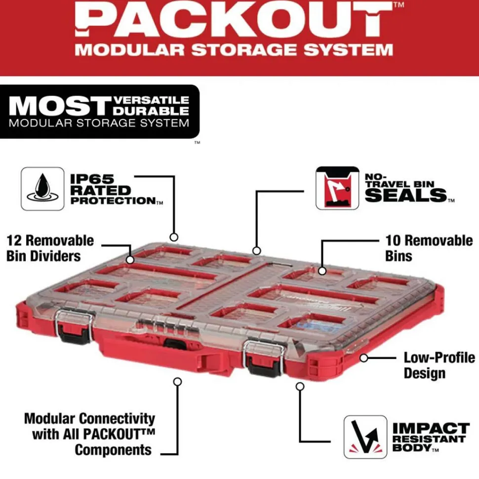 Milwaukee Low Profile Packout Organizer 48-22-8431