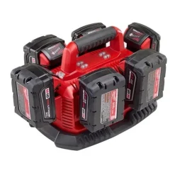 Milwaukee M18 6 Bay Sequential Charger 48-59-1806