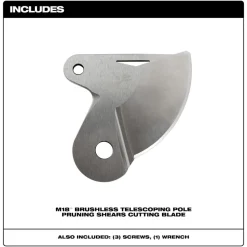 Milwaukee M18 Brushless Telescoping Pole Pruning Shears Cutting Blade 48-44-2770