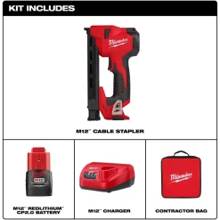 Milwaukee M12 Cable Stapler Kit 2448-21