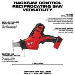 Milwaukee M18 Compact Brushless 2-Tool Combo Kit & M18 HACKZALL Recip Saw