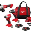 Milwaukee M18 Compact Brushless 2-Tool Combo Kit & M18 Brushless 4-1/2" / 5" Cut-Off Grinder, Paddle Switch