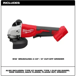 Milwaukee M18 Compact Brushless 2-Tool Combo Kit & M18 Brushless 4-1/2