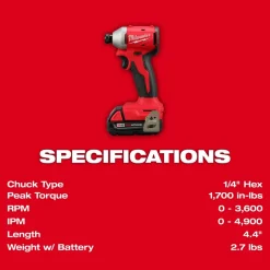 Milwaukee M18 Compact Brushless 2-Tool Combo Kit 3692-22CT