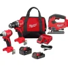 Milwaukee M18 Compact Brushless 2-Tool Combo Kit w/ M18 FUEL D-Handle Jig Saw