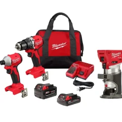 Milwaukee M18 Compact Brushless 2-Tool Combo Kit w/ M18 Fuel Compact Router