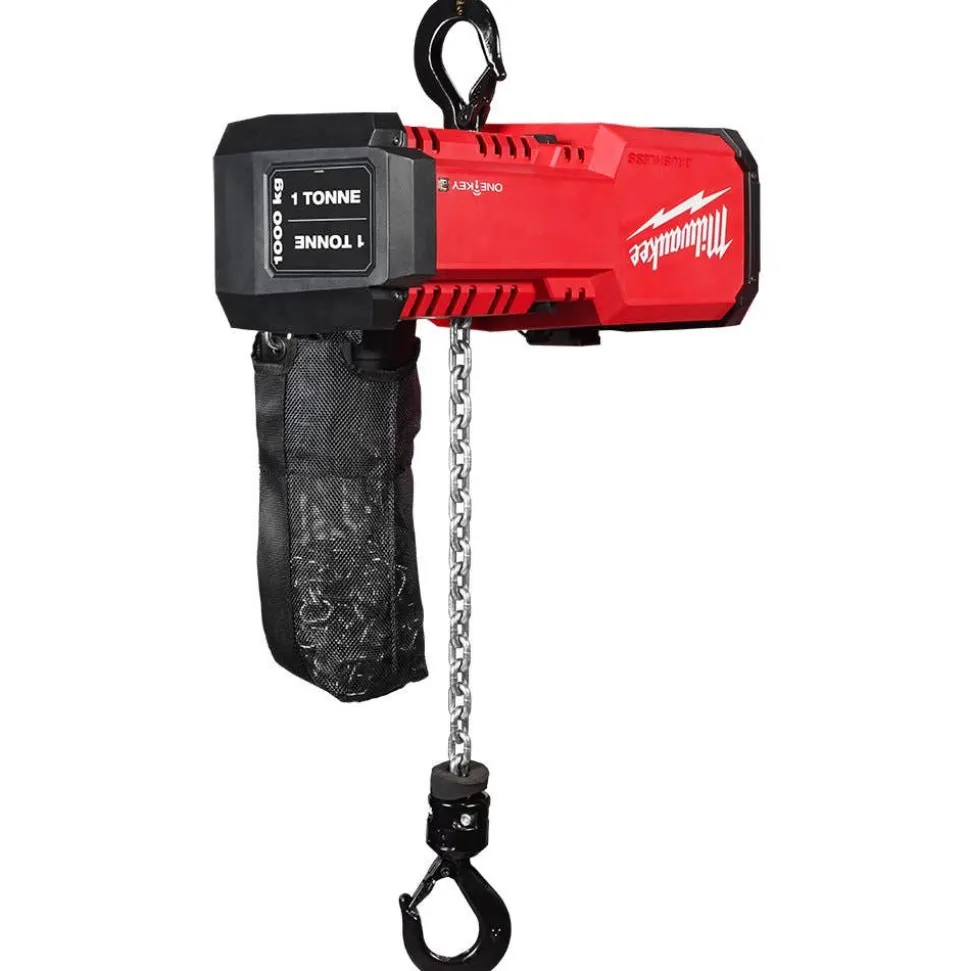Milwaukee M18 Compact 1-Ton Chain Hoist w/ ONE-KEY 2983-22HD