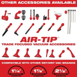 Milwaukee M18 Cordless 2 Gallon Wet/Dry HEPA Vacuum 0880-20