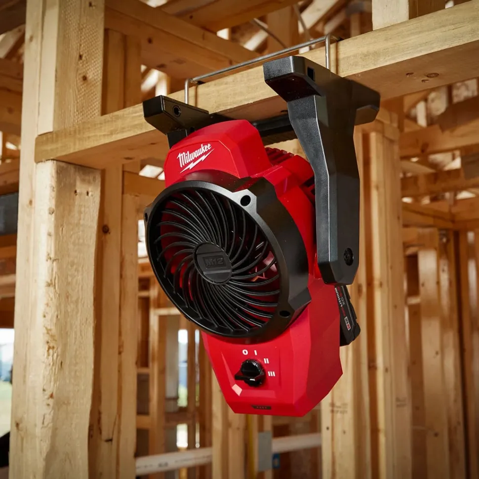 Milwaukee M12 Cordless Jobsite Fan 400 CFM (Bare Tool) 0820-20