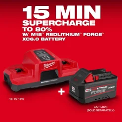 Milwaukee M18 Dual Bay Simultaneous Super Charger 48-59-1815