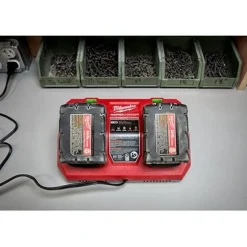 Milwaukee M18 Dual Bay Simultaneous Rapid Charger 48-59-1802