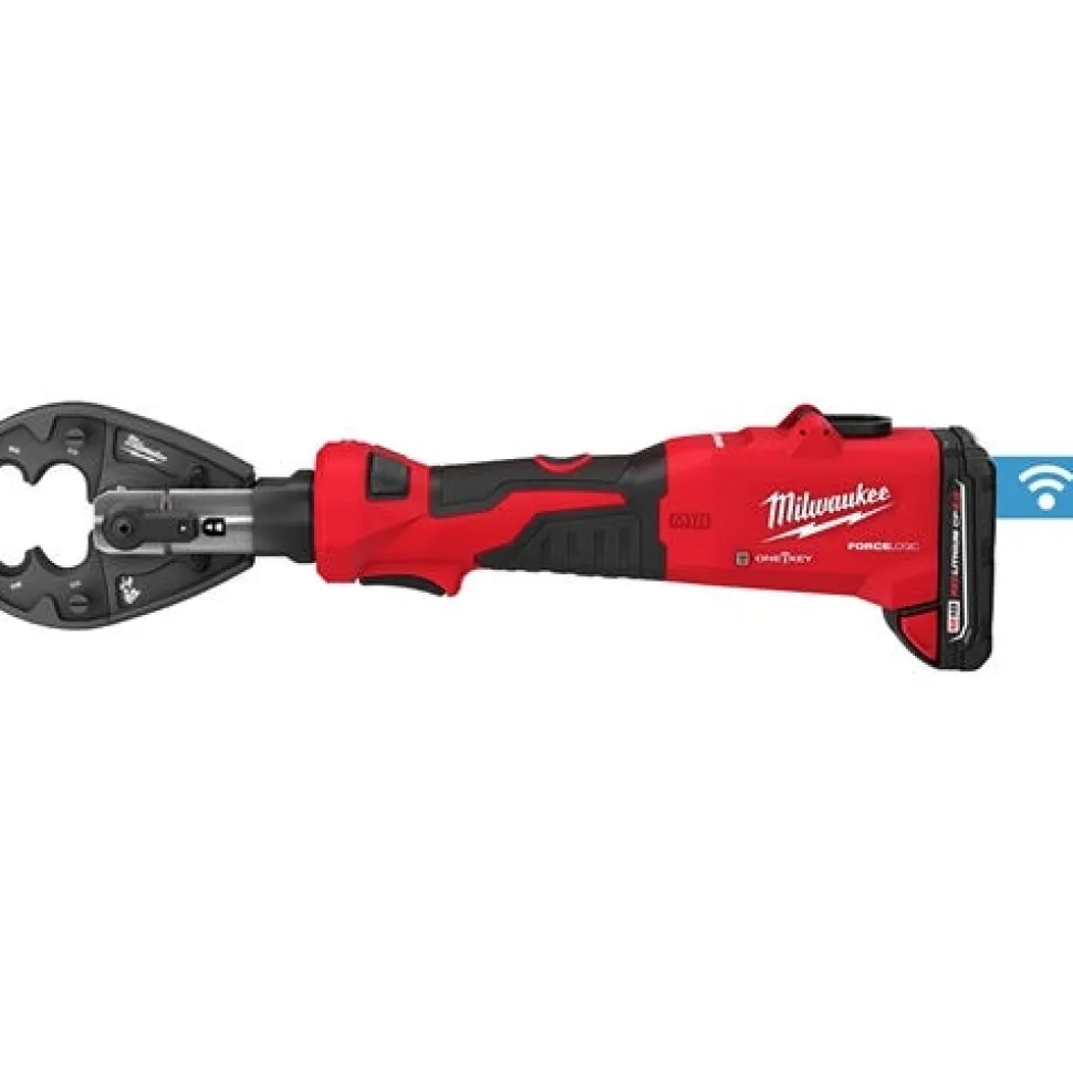 Milwaukee M18 FORCE LOGIC 6T Linear Utility Crimper Kit w/BG-D3 Jaw 2978-22BG