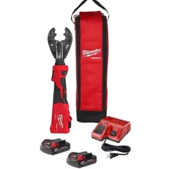 Milwaukee M18 FORCE LOGIC 6T Linear Utility Crimper Kit w/ O-D3 Jaw 2978-22O