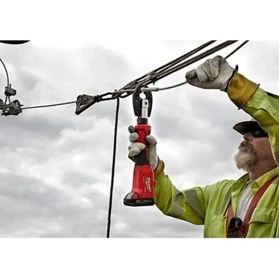 Milwaukee M18 FORCE LOGIC 6T Linear Utility Crimper Kit w/ O-D3 Jaw 2978-22O