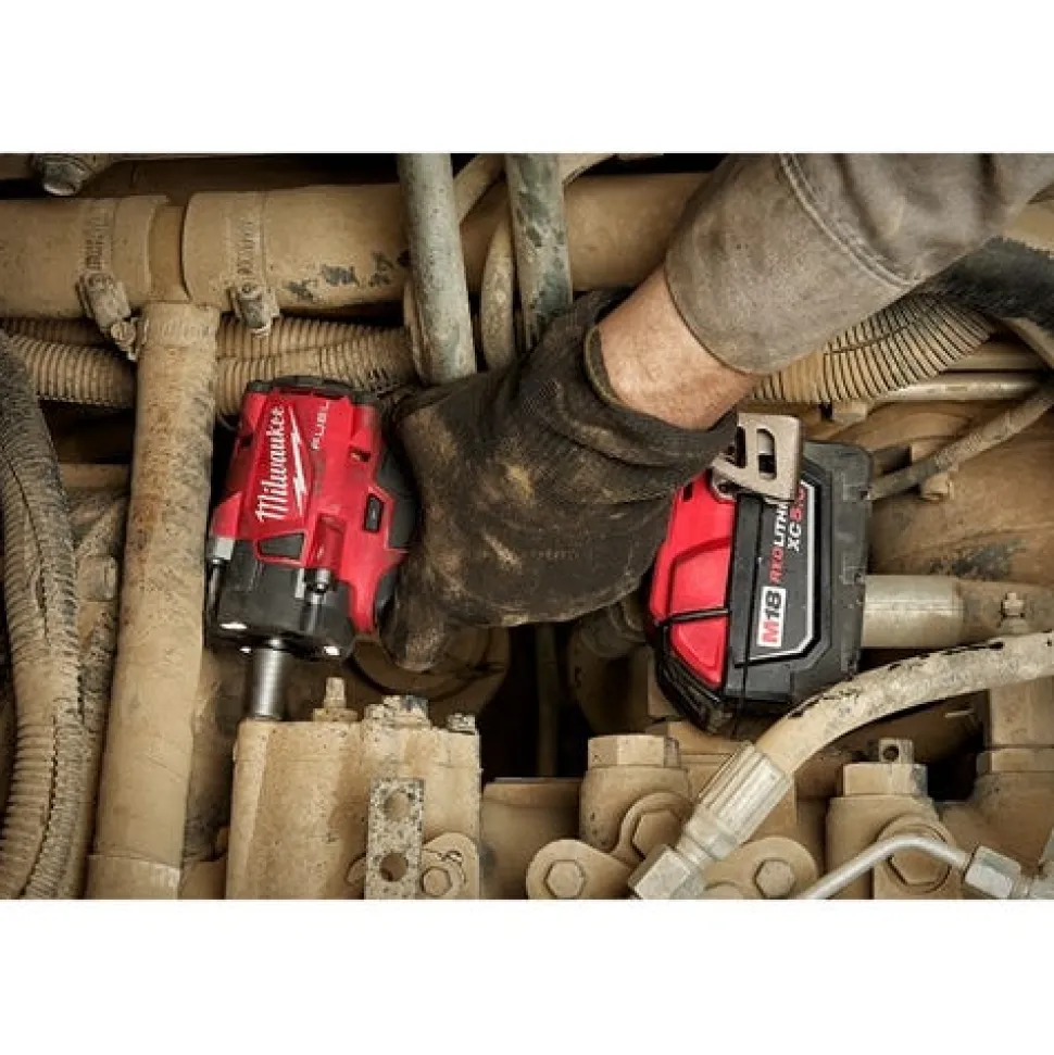 Milwaukee M18 FUEL 3/8" Compact Impact Wrench w/ Friction Ring (Bare Tool) 2854-20