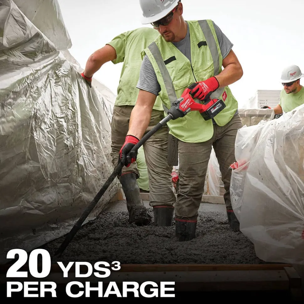 Milwaukee M18 FUEL 4' Concrete Pencil Vibrator XC6.0 Kit 2910-21