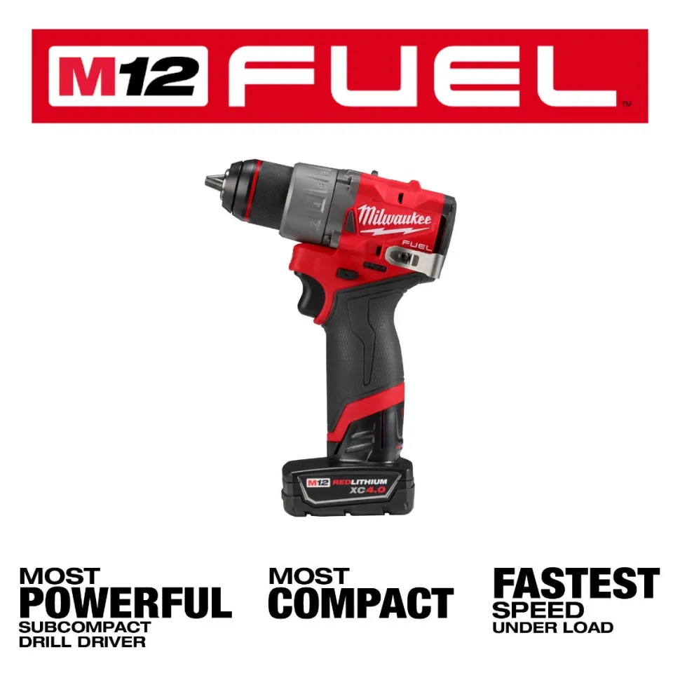 Milwaukee M12 FUEL 1/2" Drill/Driver Kit 3403-22