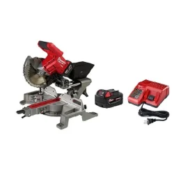 Milwaukee M18 FUEL 7-1/4" Dual Bevel Sliding Compound Miter Saw Kit 2733-21
