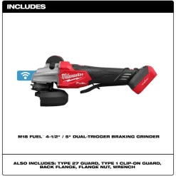 Milwaukee M18 FUEL 5" Dual-Trigger Angle Grinder Brake Paddle (Bare Tool) 2986-20