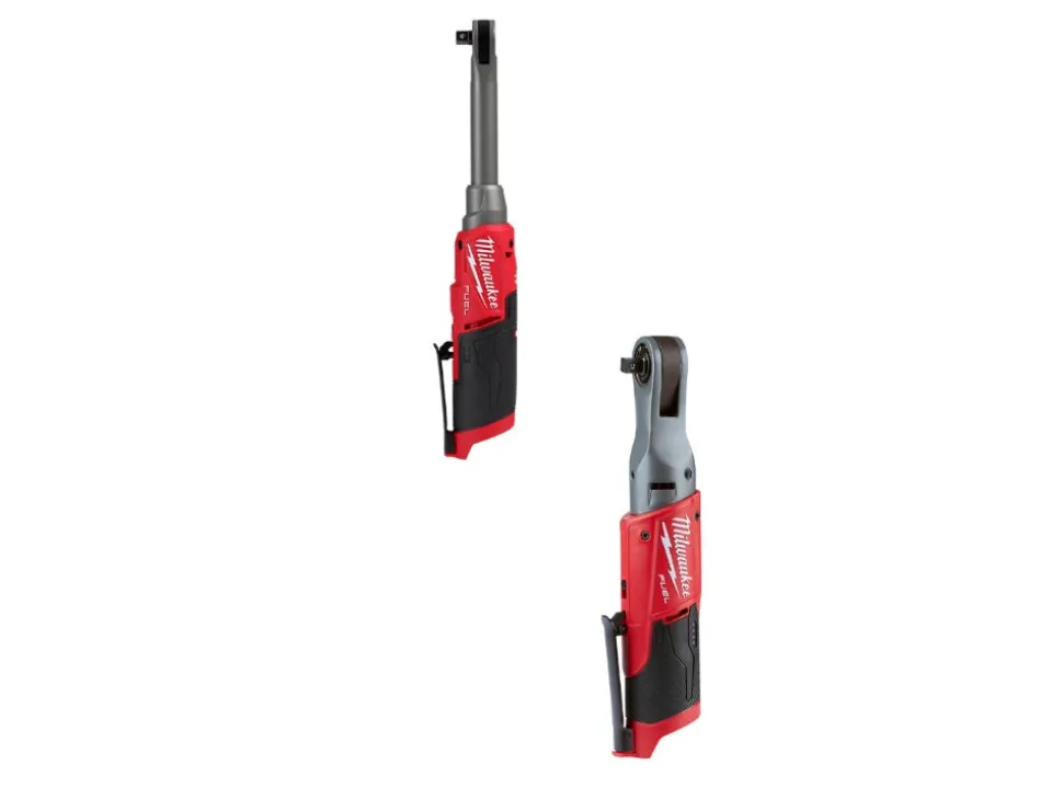 Milwaukee M12 FUEL 3/8" Extended Reach High Speed Ratchet & M12 FUEL 3/8" Ratchet - Tool Only 2569-20 & 2557-20