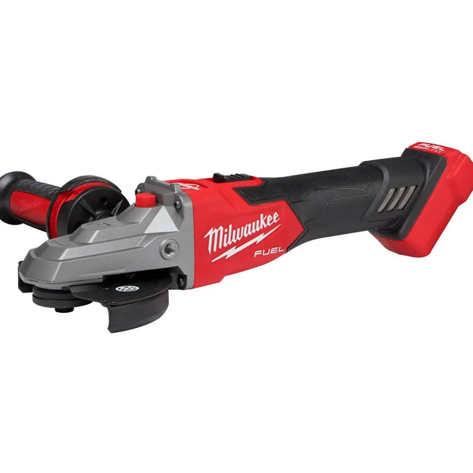 Milwaukee M18 FUEL 5" Flathead Braking Grinder w/ Slide Switch, Lock-On (Tool Only) 2887-20