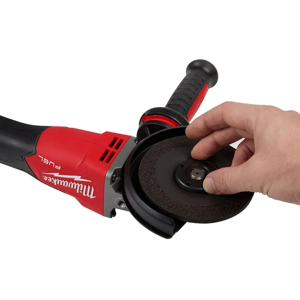 Milwaukee M18 FUEL 5" Flathead Braking Grinder w/ Slide Switch, Lock-On (Tool Only) 2887-20