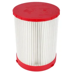 Milwaukee M18 FUEL 9 Gallon Dual-Battery Wet/Dry Vacuum Kit & Large Wet/Dry Vacuum HEPA Filter & (5) 9 Gallon Fleece Dust Bags 0920-22HD & 49-90-1977 & 49-90-1989