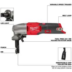Milwaukee M12 FUEL 16 Gauge Variable Speed Nibbler 2476-20