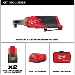 Milwaukee M12 FUEL 3/8" High Speed Ratchet Kit 2567-22