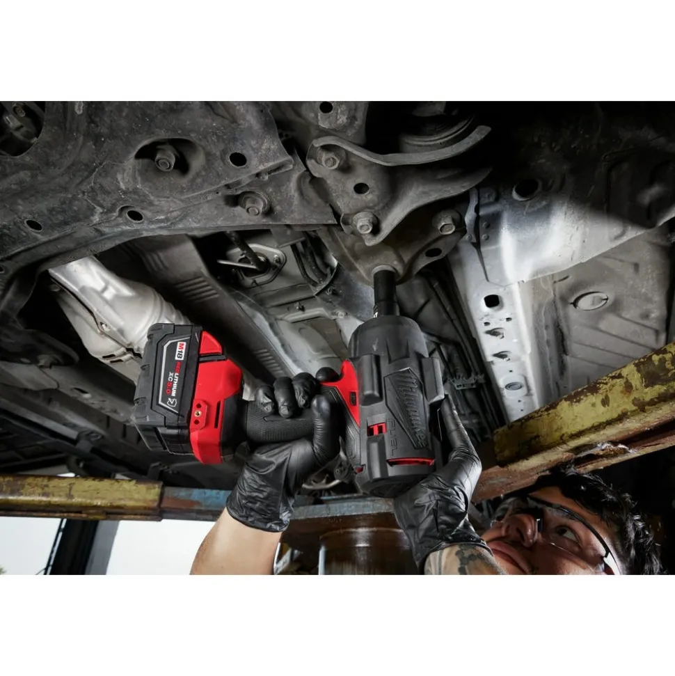 Milwaukee M18 FUEL 1/2" High Torque Impact Wrench w/ Friction Ring Protective Boot 49-16-2967