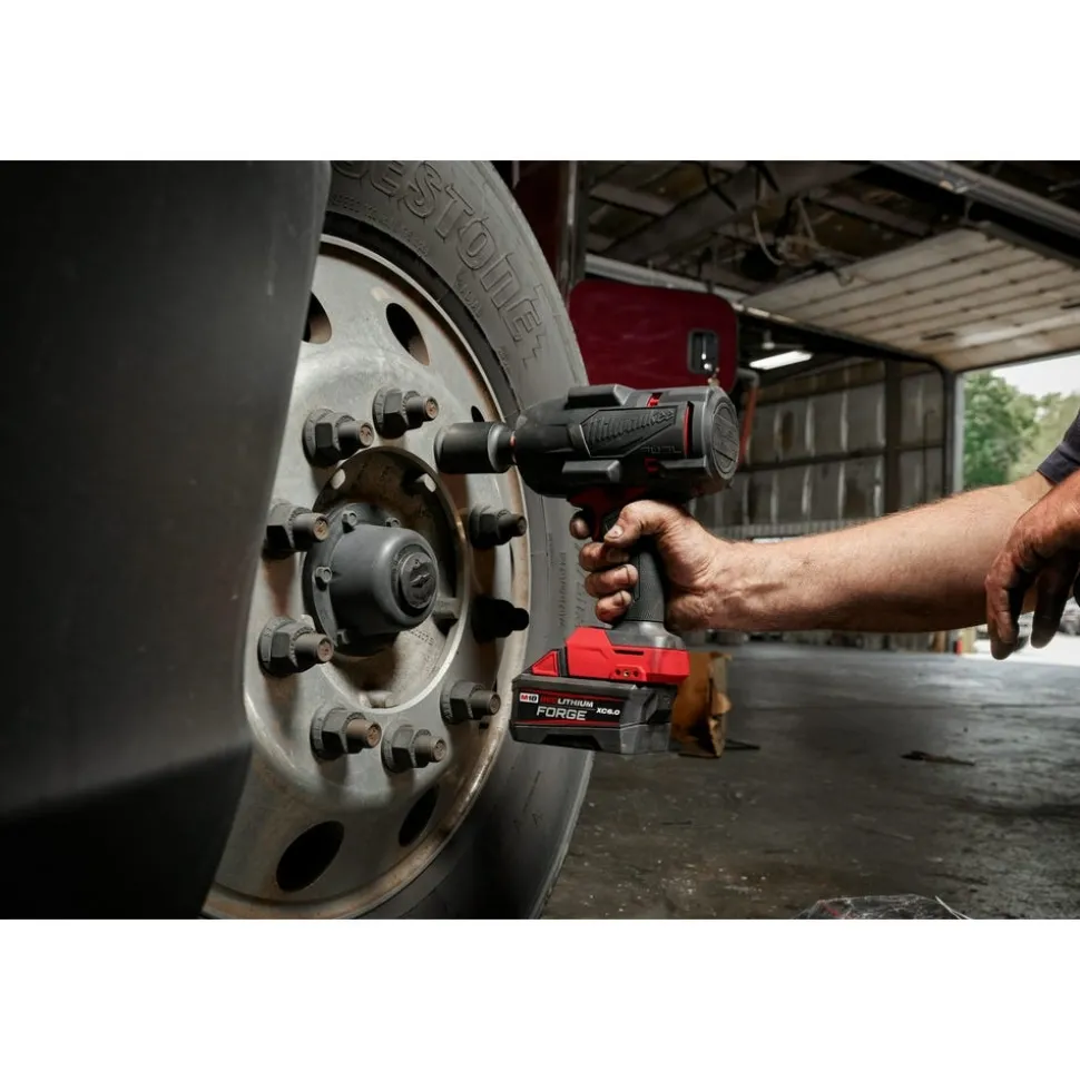 Milwaukee M18 FUEL 1/2" High Torque Impact Wrench w/ Friction Ring Protective Boot 49-16-2967