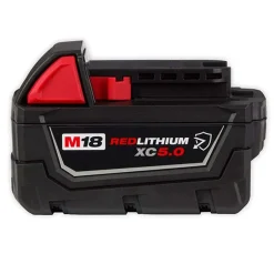 Milwaukee M18 FUEL 1/2'' Mid-Torque Impact Wrench Pin Detent Kit + XC5.0 Oil Resistant Battery Bundle KIT-2962P-22R-48-11-1850R