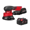 Milwaukee M18 FUEL 5" Random Orbital Sander + XC5.0 Battery Bundle KIT-2837-20-48-11-1850