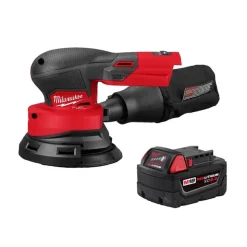 Milwaukee M18 FUEL 5" Random Orbital Sander + XC5.0 Battery Bundle KIT-2837-20-48-11-1850