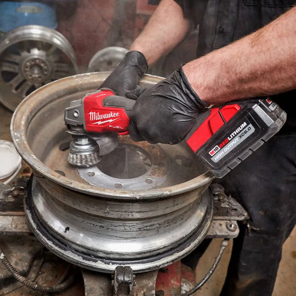 Milwaukee M18 FUEL 5" Variable Speed Braking Grinder Paddle Switch (Tool Only) 2888-20