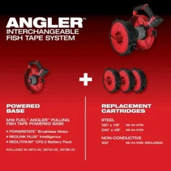 Milwaukee M18 FUEL ANGLER 100' Non Conductive Polyester Pulling Fish Tape Replacement 48-44-5195