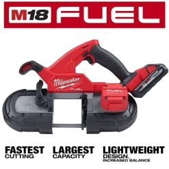 Milwaukee M18 FUEL Compact Band Saw Kit & M18 FUEL 4-1/2