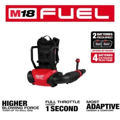 Milwaukee M18 FUEL Dual Battery Backpack Blower 3009-20
