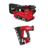 Milwaukee M18 FUEL 16Ga. Angled Finish Nailer & Belt Sander Bare Tool Bundle