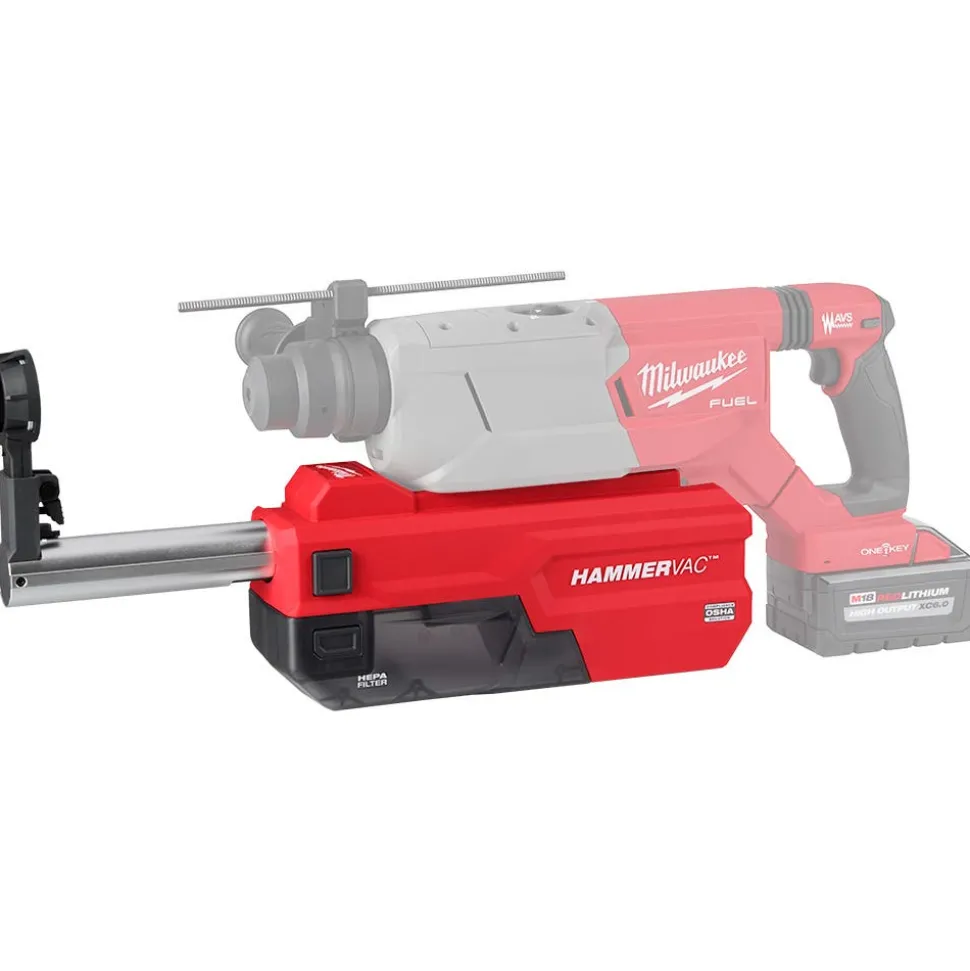 Milwaukee M18 FUEL HAMMERVAC 1-1/4" Dedicated Dust Extractor 2916-DE