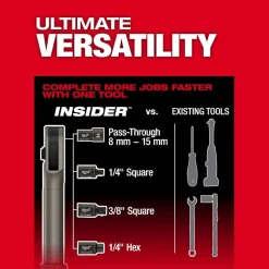 Milwaukee M12 FUEL INSIDER Extended Reach Box Ratchet 3050-21